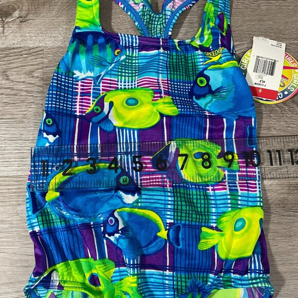 Speedo Girls Swimsuit Size 10 - Picture 6 of 12